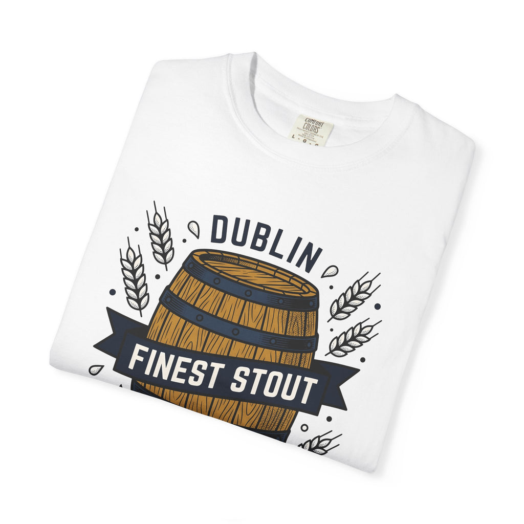 Beer Barrel Shirt St Patrick's Day Beer Gift Women Vintage Tee Keg T-Shirt Irish Fan Retro Tshirt Brewery Graphic Hand Drawn Shamrock Tshirt