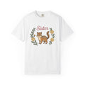 Chipmunk Art Shirt Animals & Flowers Household Gift Women Cartoon Tee Squirrel T-Shirt Wildlife Fan Animal Tshirt Home Graphic Doodle
