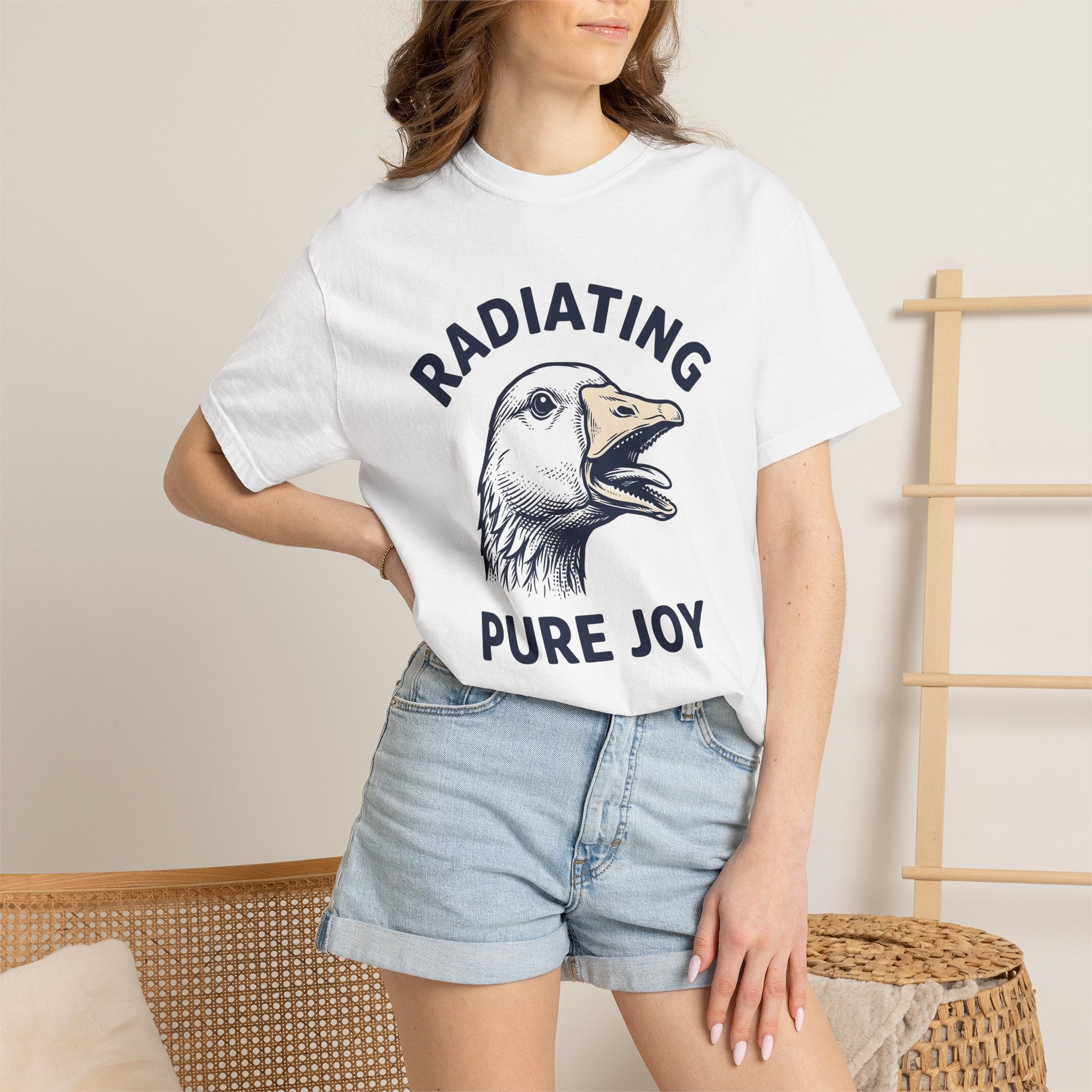 Goose Head Shirt Funny Animal Gift Women Vintage Tee Goose T-Shirt Humor Fan Retro Tshirt Wildlife Graphic Hand Drawn Animal Graphic Tshirt