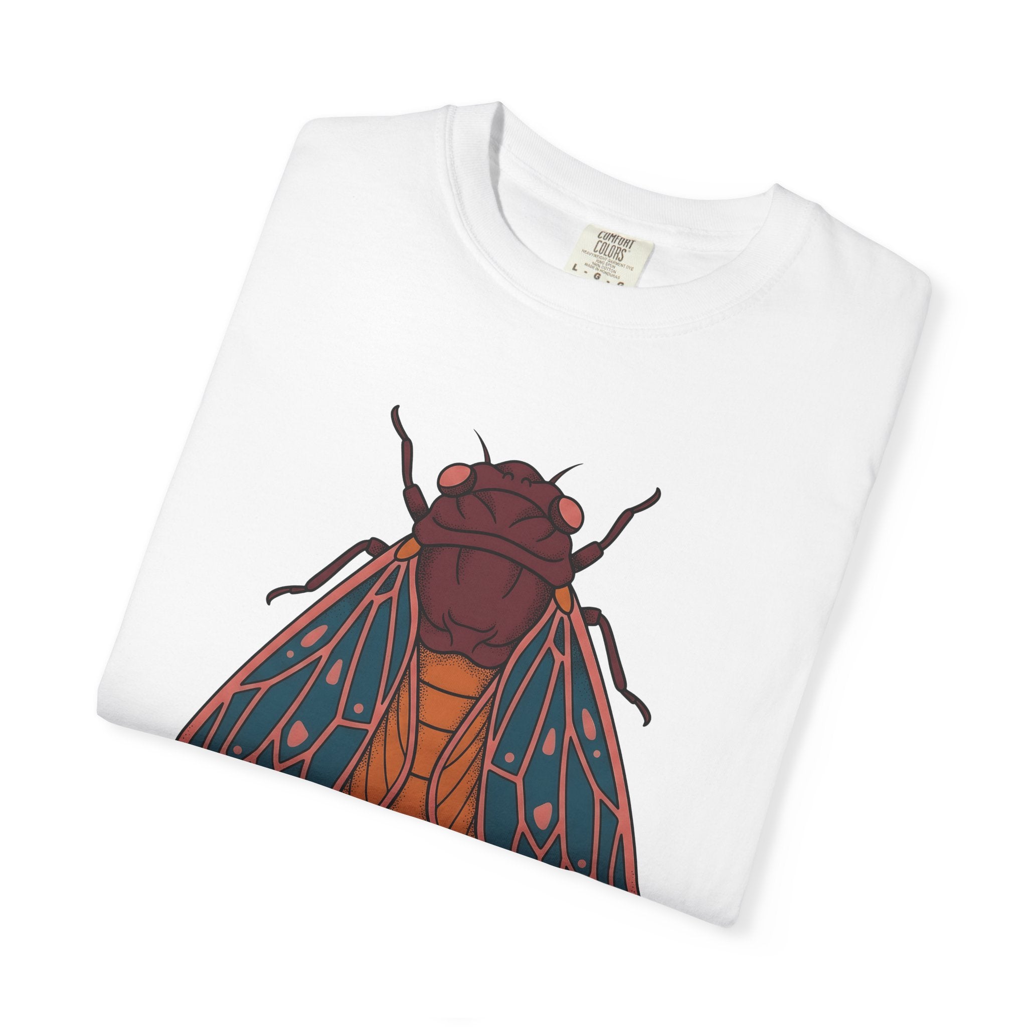 Cicada Creature Shirt Cottagecore Wilderness Gift Women Folk Tee Locust T-Shirt Cottagecore Fan Naive Tshirt Wilderness Graphic Classic