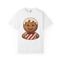 Gingerbread Man Shirt Christmas Food Gift Women Cute Tee Cookie T-Shirt Holiday Fan Gingerbread Tshirt Bakery Graphic Cartoon Bow Tie Tshirt
