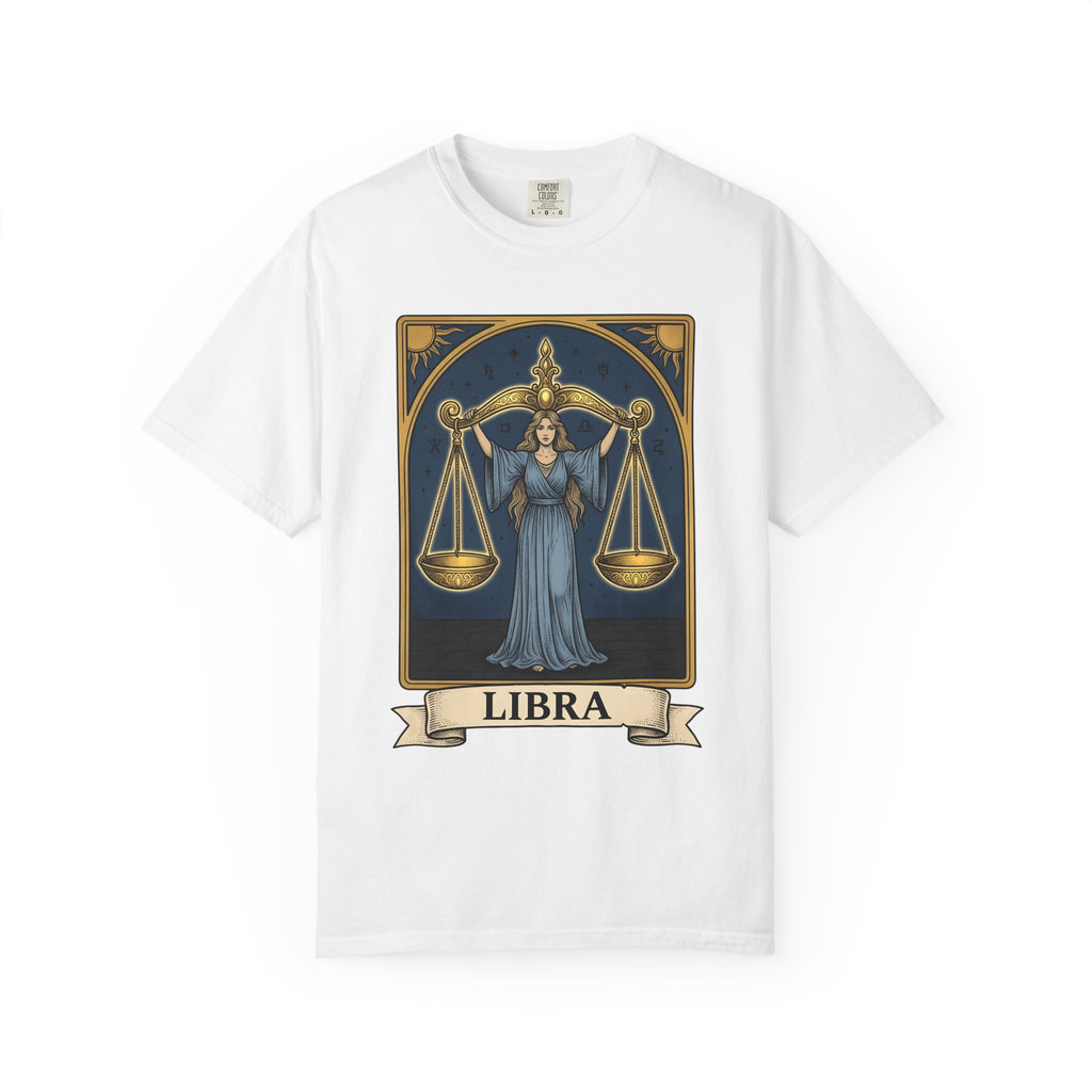 Zodiac Woman Shirt Boho Chic Astrology Gift Women Tarot Card Tee Horoscope T-Shirt Bohemian Fan Oracle Tshirt Astrology Graphic Vintage