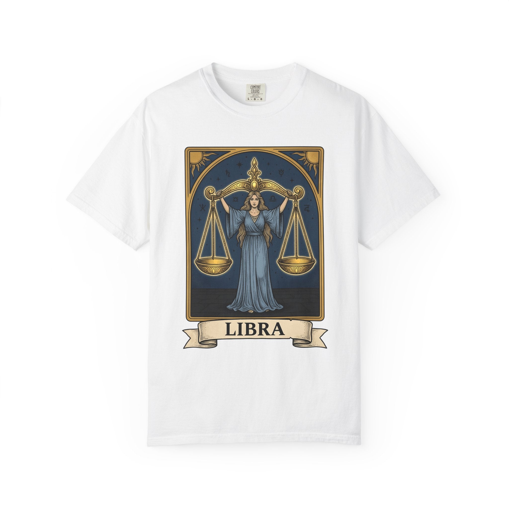 Zodiac Woman Shirt Boho Chic Astrology Gift Women Tarot Card Tee Horoscope T-Shirt Bohemian Fan Oracle Tshirt Astrology Graphic Vintage