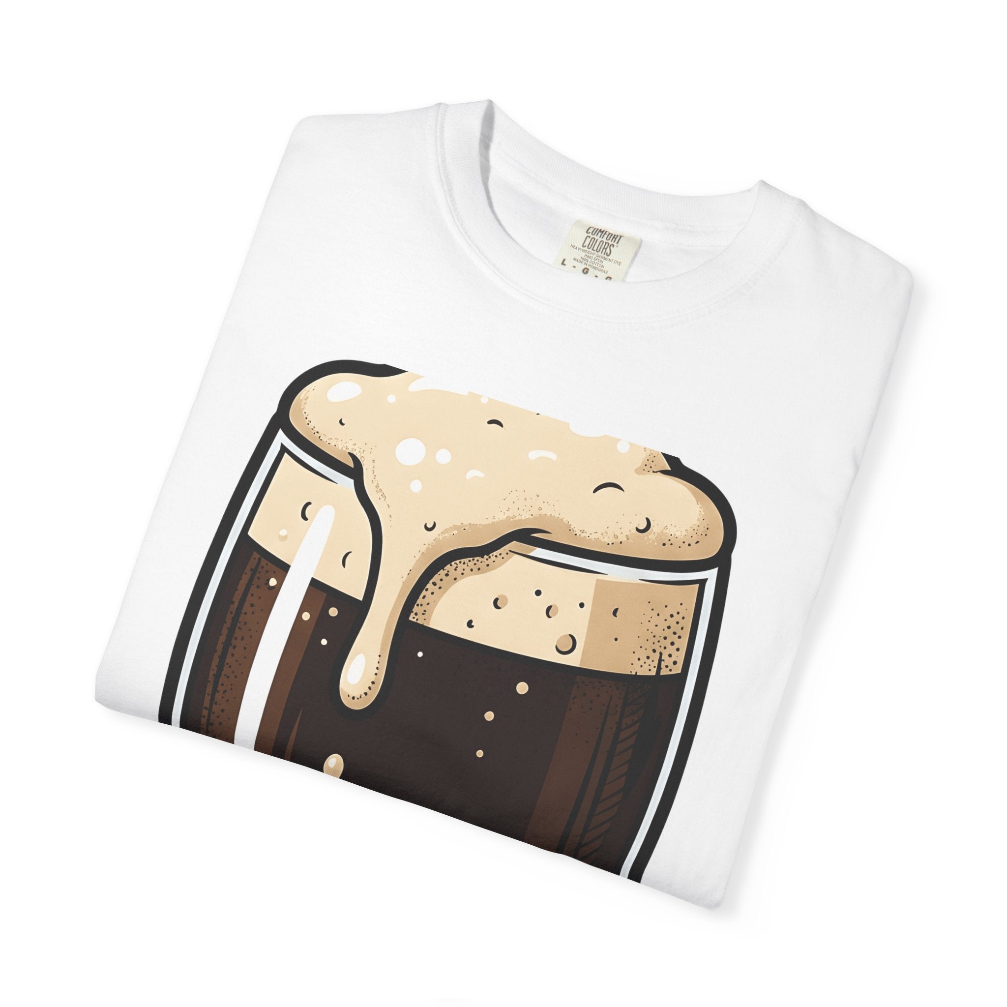 Pint Beer Shirt St Patrick's Day Beer Gift Women Cartoon Tee Ale T-Shirt St Patricks Fan Comic Tshirt Brewery Graphic Vintage Foam Tshirt
