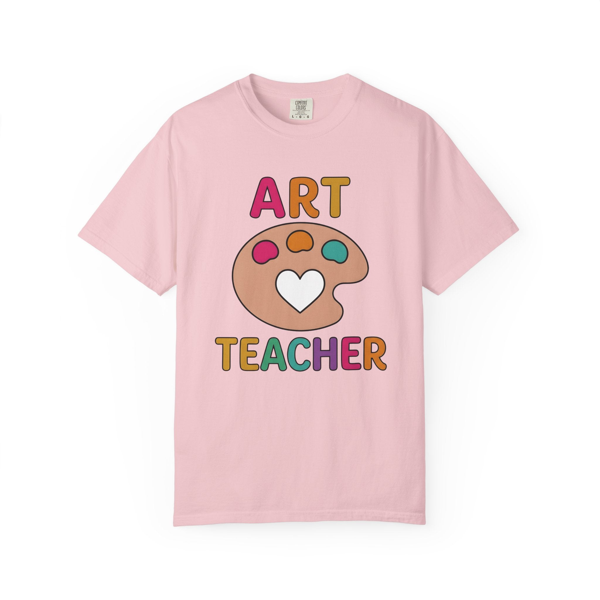 Color Wheel Shirt Teacher Design Gift Women Bold Tee Colour Circle T-Shirt Educator Enthusiast Vibrant Tshirt Visual Graphic Fresh Heart