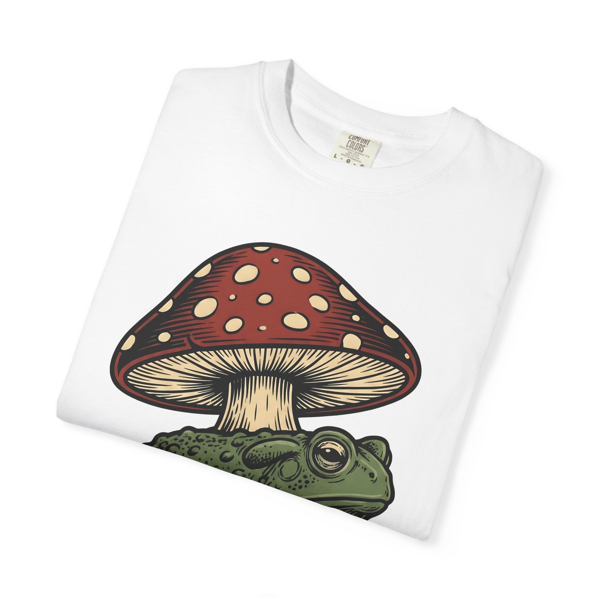 Toad Fungus Shirt Funny Nature Gift Women Old School Tee Fungal Infection T-Shirt Humor Fan Retro Tshirt Wildlife Graphic Doodle Toadstool