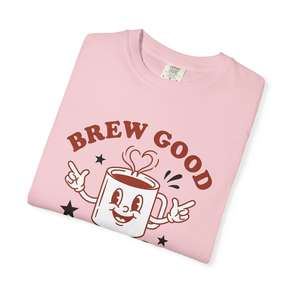 Espresso Mug Design Shirt Coffee Joke Gift Women Comic Strip Tee Coffee Mug T-Shirt Coffee Fan Cartoon Tshirt Pun Graphic Old School