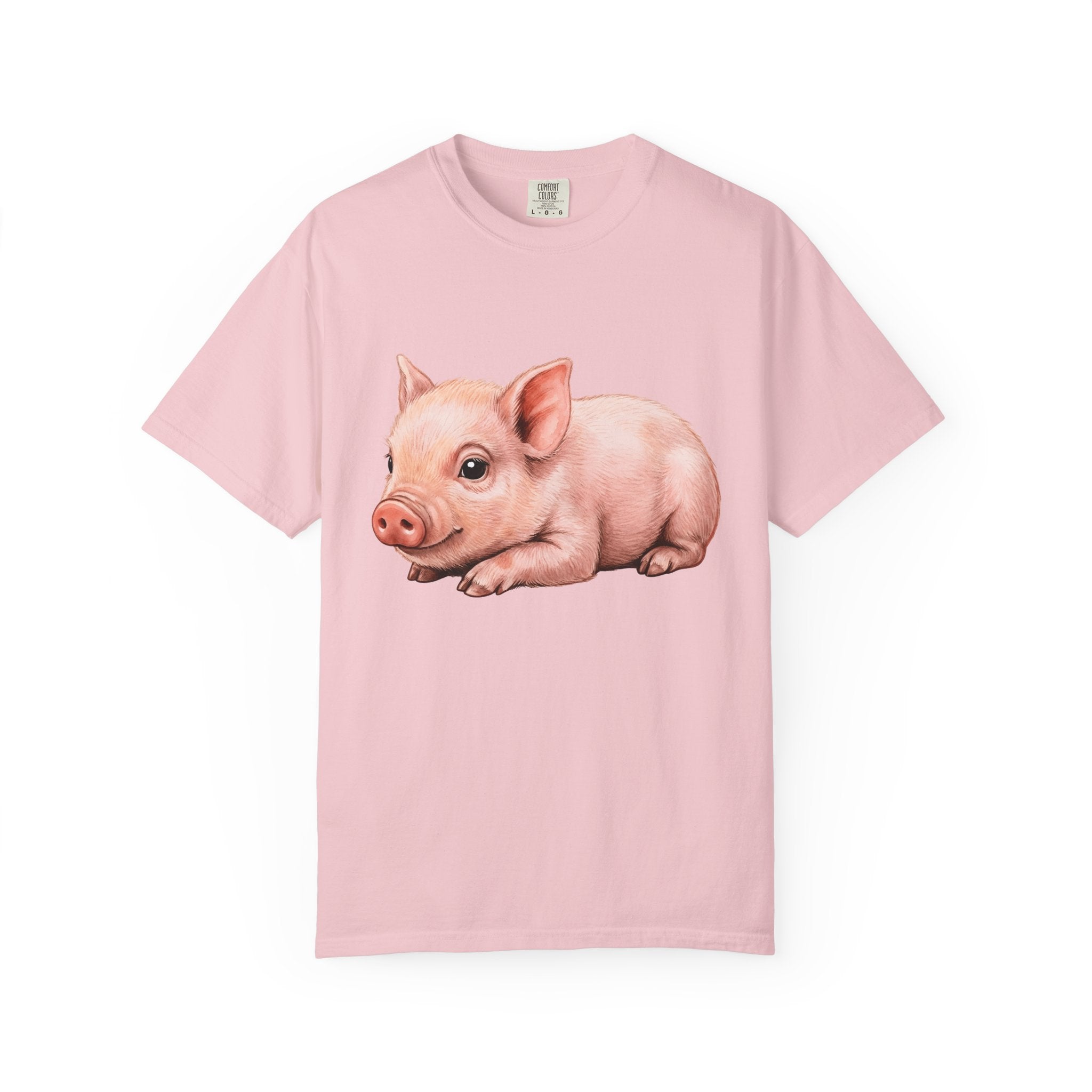 Baby Pig Shirt Cottagecore Animal Gift Women Hand Drawn Tee Piglet T-Shirt Cottagecore Fan Illustrated Graphic Vintage Farmhouse Tshirt