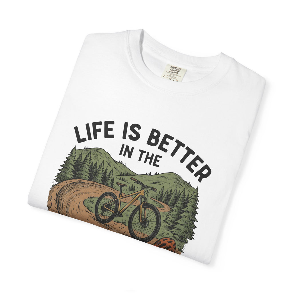 Off Road Bike Shirt Sports Camping Gift Women Classic Tee Mountain Bike T-Shirt Athlete Enthusiast Vintage Tshirt Outdoor Graphic Line Art