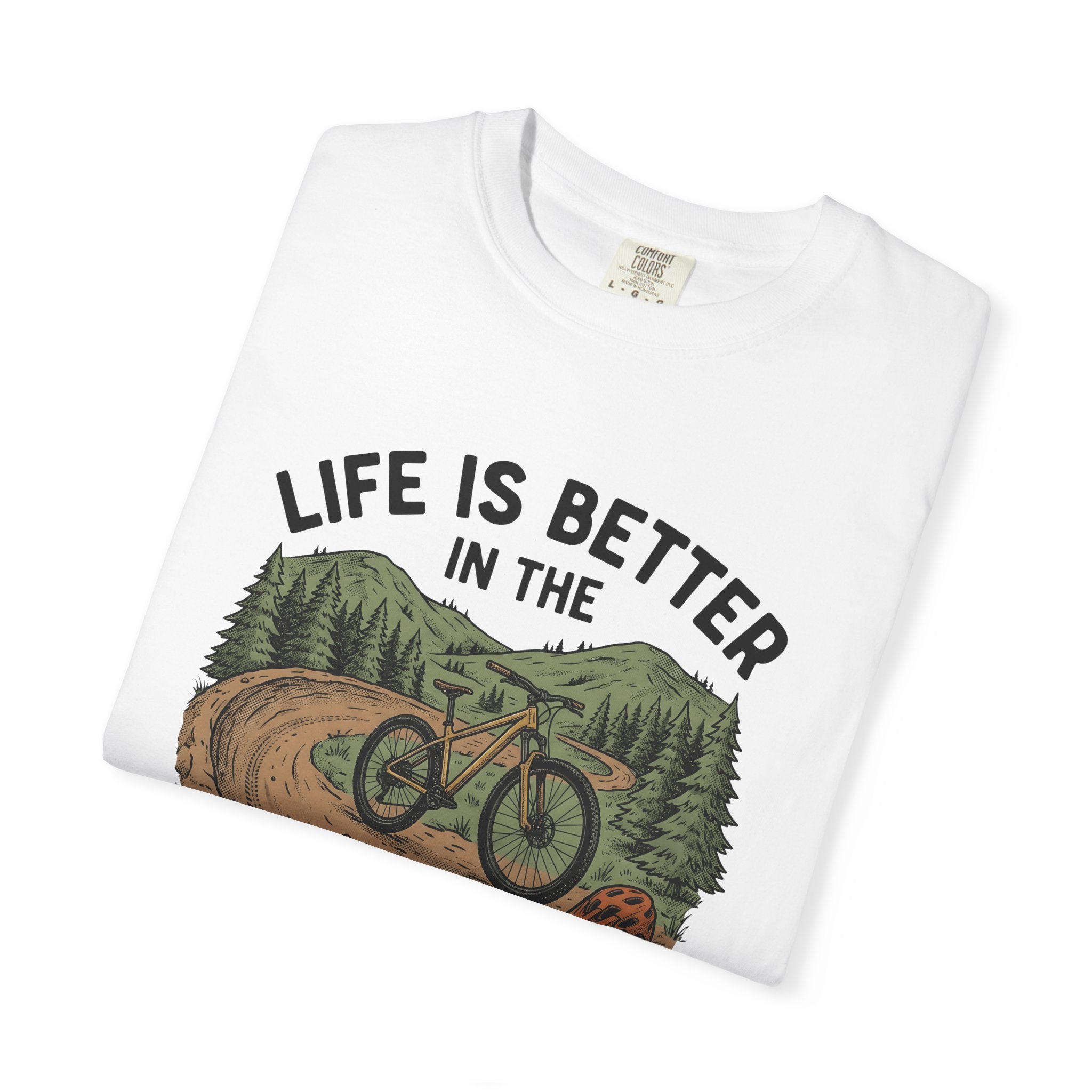 Off Road Bike Shirt Sports Camping Gift Women Classic Tee Mountain Bike T-Shirt Athlete Enthusiast Vintage Tshirt Outdoor Graphic Line Art