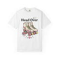 Roller Skates Shirt St Valentine's Day Skating Gift Women Vintage Tee Skate T-Shirt Valentine Fan Retro Tee Skating Graphic Retro Heart
