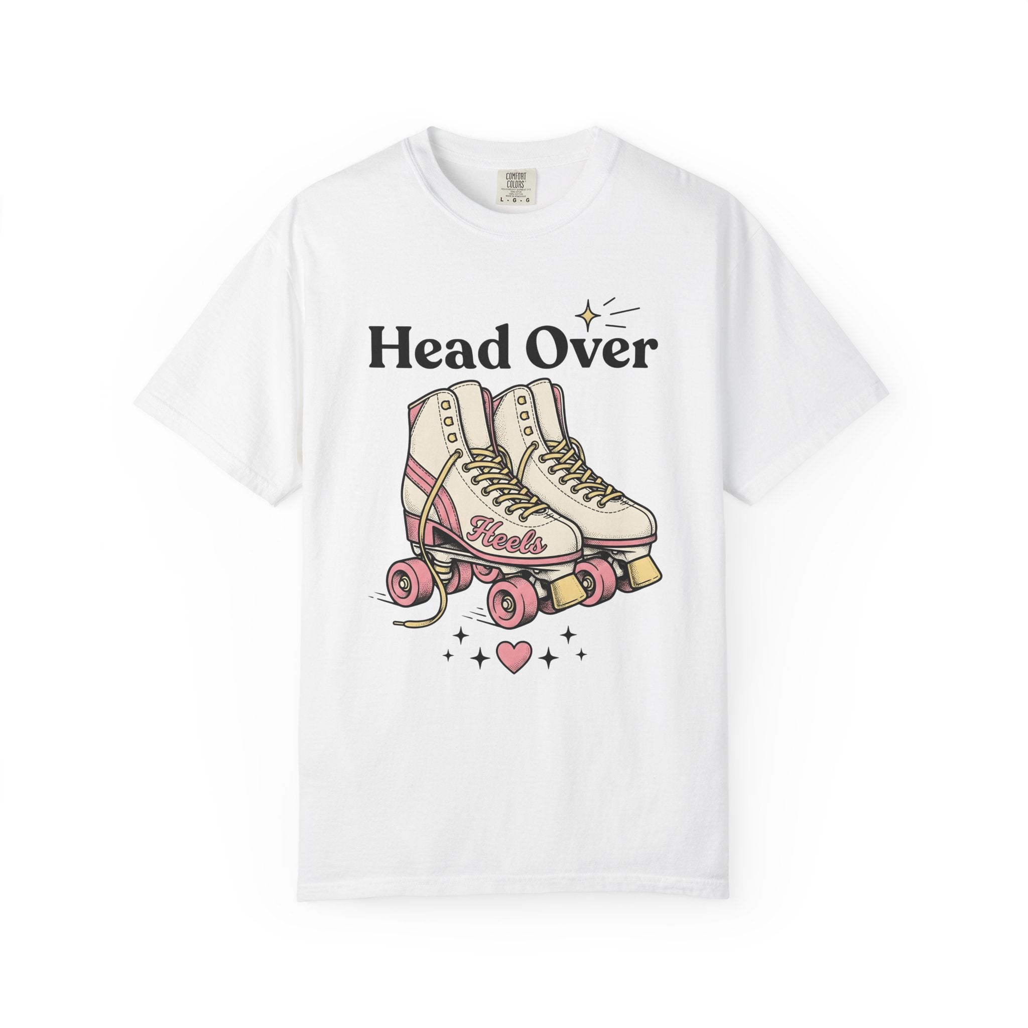 Roller Skates Shirt St Valentine's Day Skating Gift Women Vintage Tee Skate T-Shirt Valentine Fan Retro Tee Skating Graphic Retro Heart
