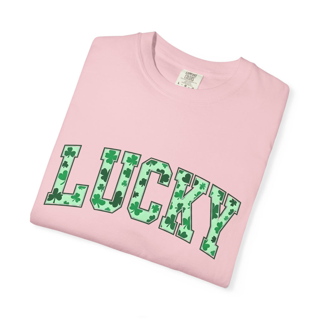 Shamrock Design Shirt St Patrick's Day Celebration Gift Women Vivid Tee Shamrock T-Shirt St Patricks Fan Colorful Tshirt Party Graphic