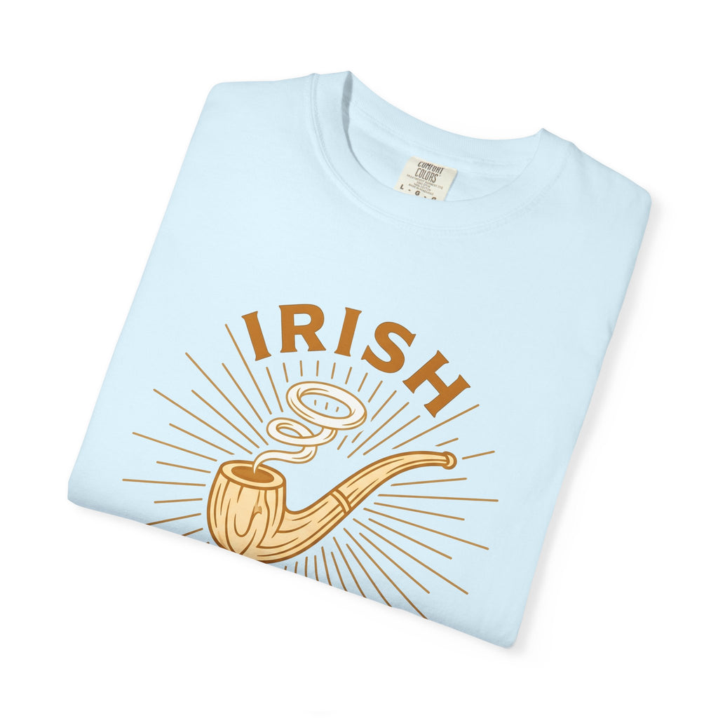 Tobacco Pipe Shirt St Patricks Day Celtic Gift Women Retro Tee Hookah T-Shirt Irish Fan Vintage Tshirt Celtic Graphic Sketch Vapor Tshirt
