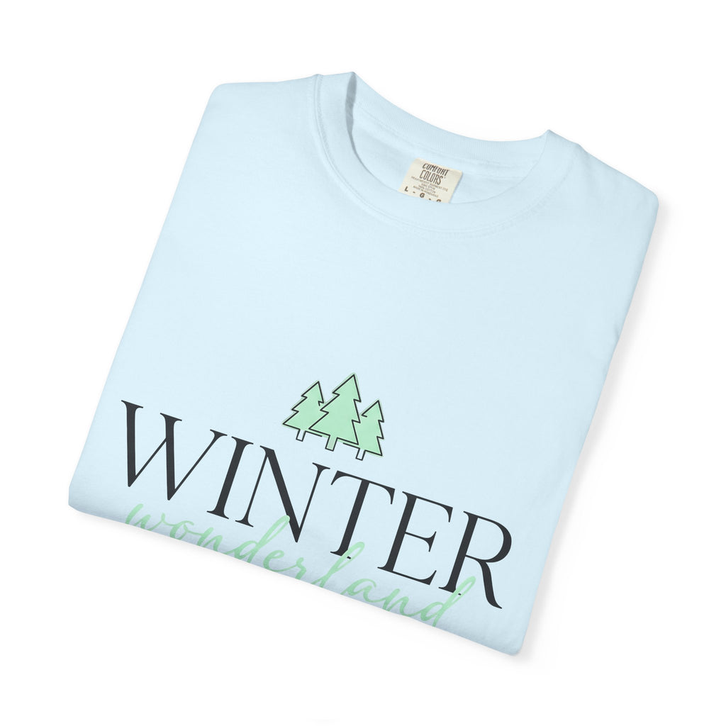 Spruce Trees Shirt Holiday Frost Gift Women Plain Tee Evergreen T-Shirt Christmas Fan Fir Tshirt Frosty Graphic Trendy Calligraphy Font