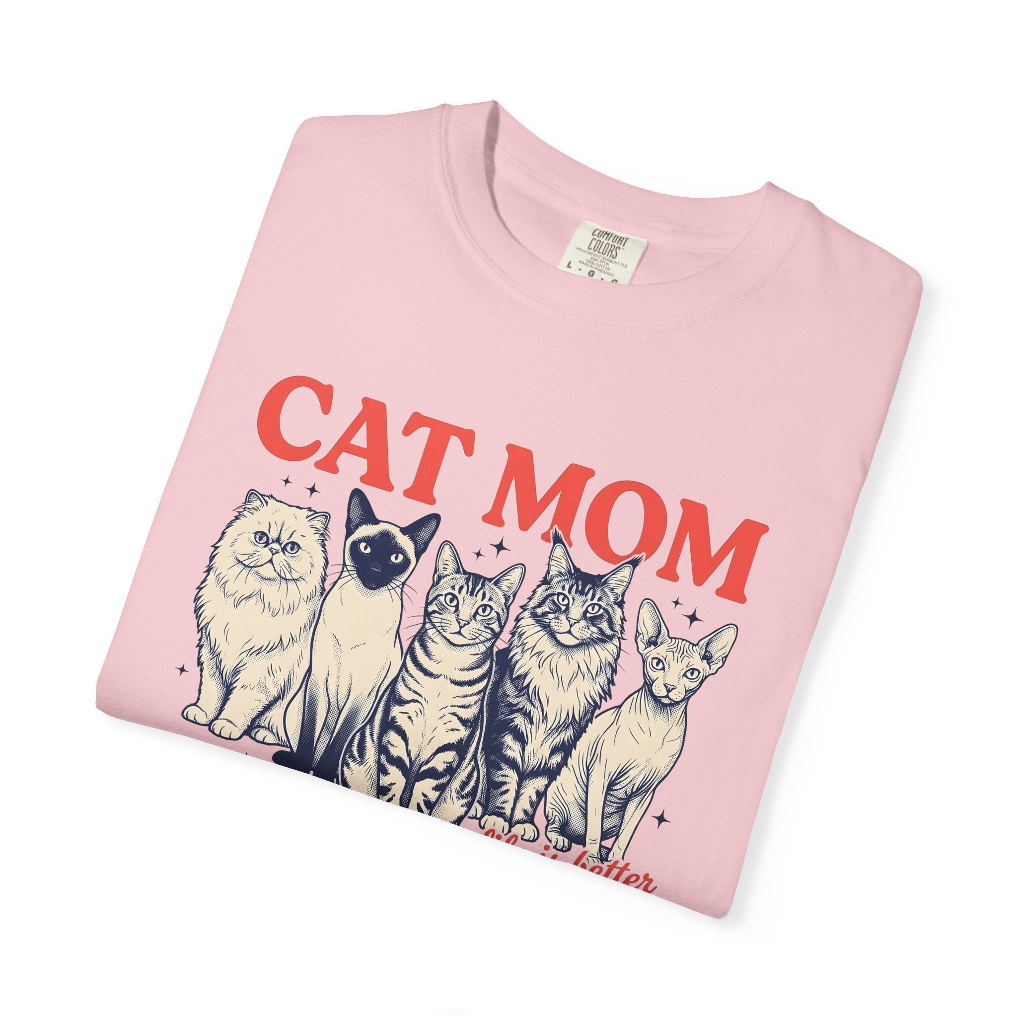 Cat Pack Shirt Cat Mom Animals Gift Women Retro Tee Feline T-Shirt Cat Lady Fan Vintage Tshirt Wildlife Graphic Sketch Fish Skeleton Tshirt