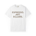 Big Letter Quote Shirt Coffee Bakeware Gift Women Sleek Tee Typography T-Shirt Java Fan Minimalist Tshirt Baking Design Fresh Cook Tshirt