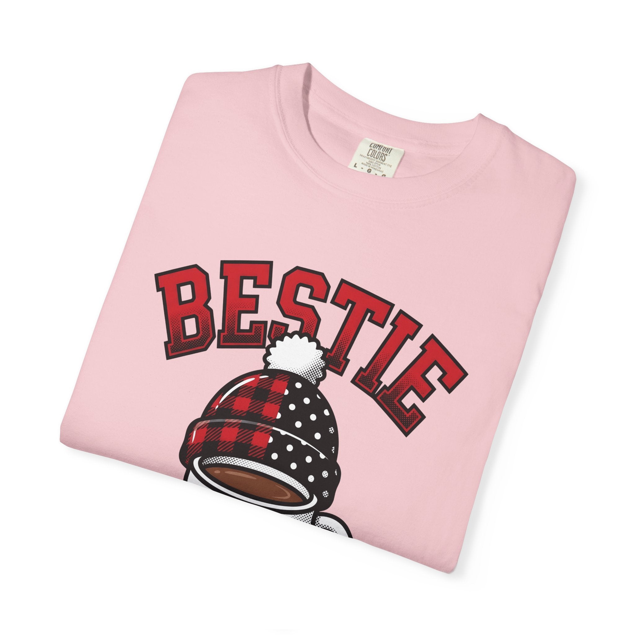 Coffee Cup Shirt Holiday Pals Gift Women Comic Tee Mug T-Shirt Christmas Fan Cartoon Tshirt Friends Graphic Vintage Beanie Tshirt