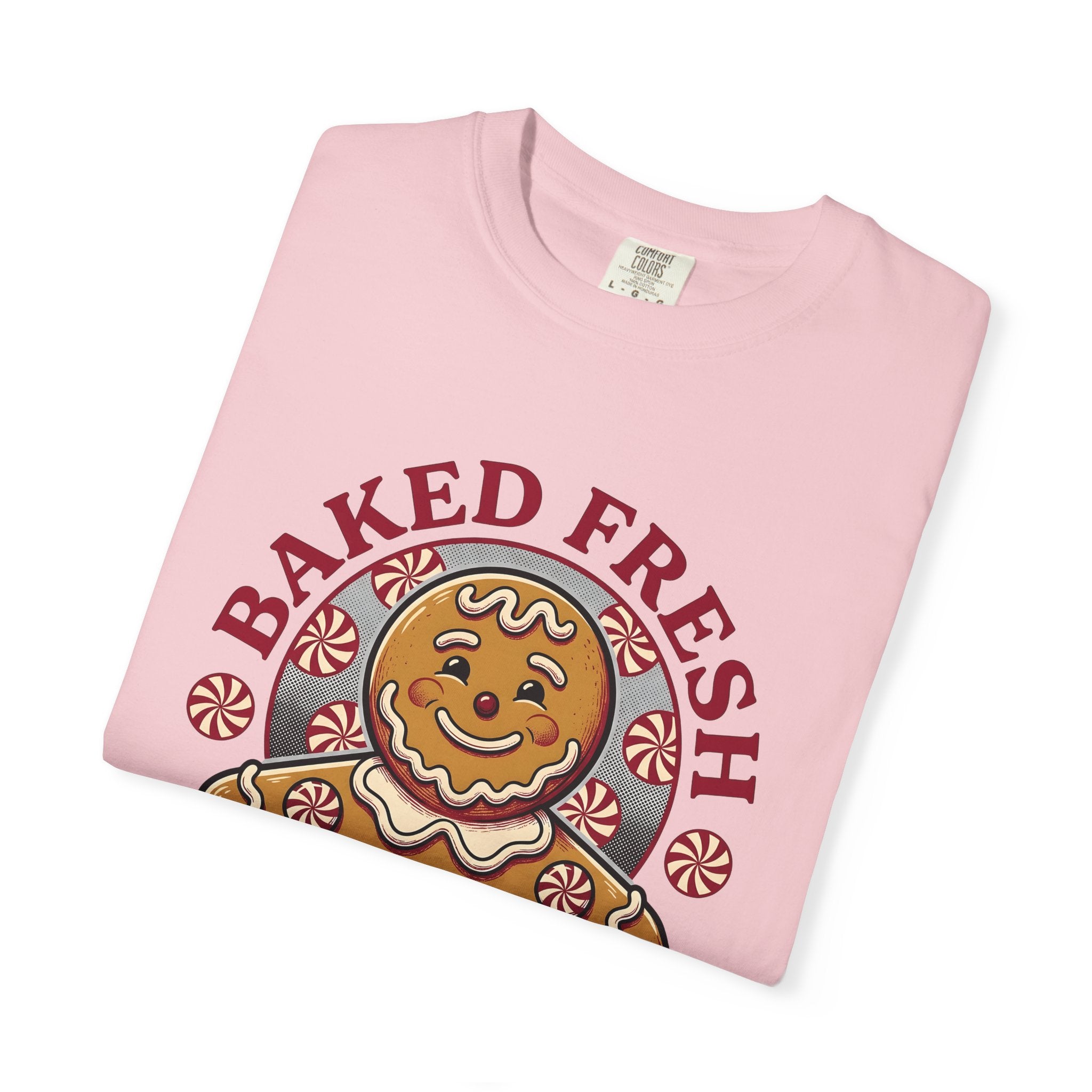 Gingerbread Snack Shirt Christmas Confectionery Gift Women Traditional Tee Gingerbread T-Shirt Christmas Fan Vintage Tshirt Candy Graphic