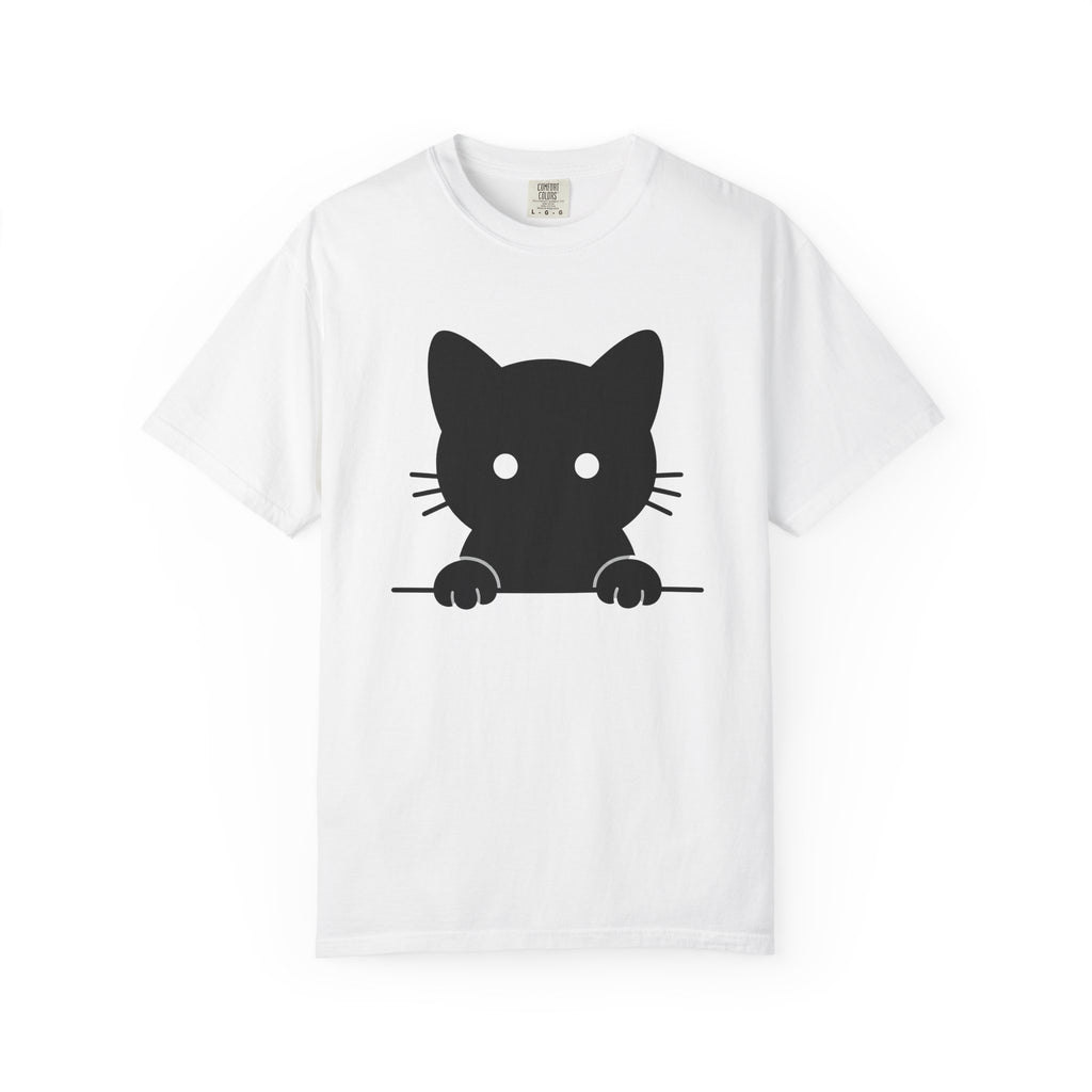 Black Feline Shirt Cat Nature Gift Women Basic Tee Cat T-Shirt Cat Fan Kitten Tshirt Wilderness Graphic Current Mustache Tshirt