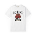 Boxing Gloves Shirt Boxing Fitness Gift Women Bold Graphic Tee Punching Bag T-Shirt Boxer Fan Graphic Design Illustration Workout Graphic
