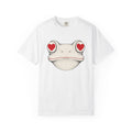 Frog Head Shirt St. Valentine's Day Wildlife Gift Women Simple Tee Toad T-Shirt Valentine Fan Minimalist Tshirt Animal Graphic Classic Love