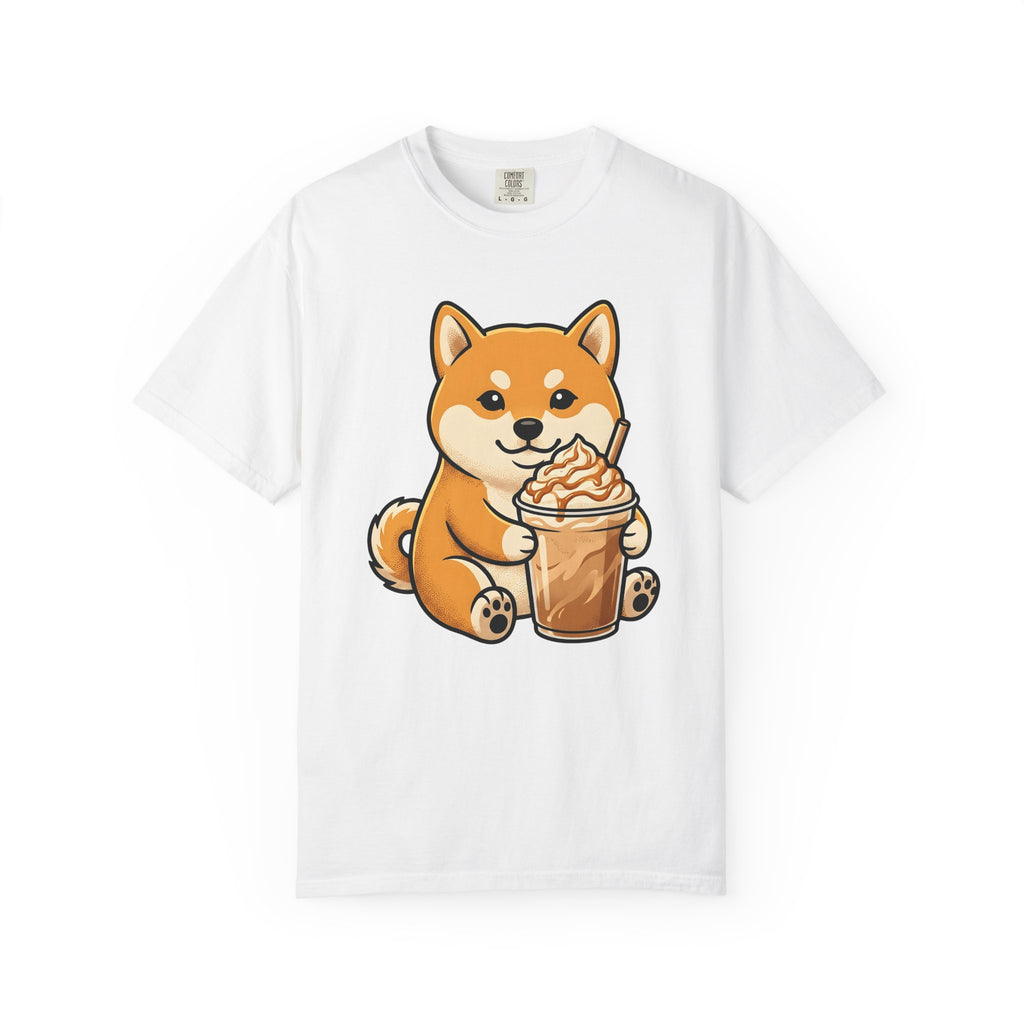 Shiba Inu Espresso Shirt Coffee Pet Gift Women Anime Tee Shiba T-Shirt Coffee Fan Manga Tshirt Dog Graphic Doodle Caramel Brew Tshirt