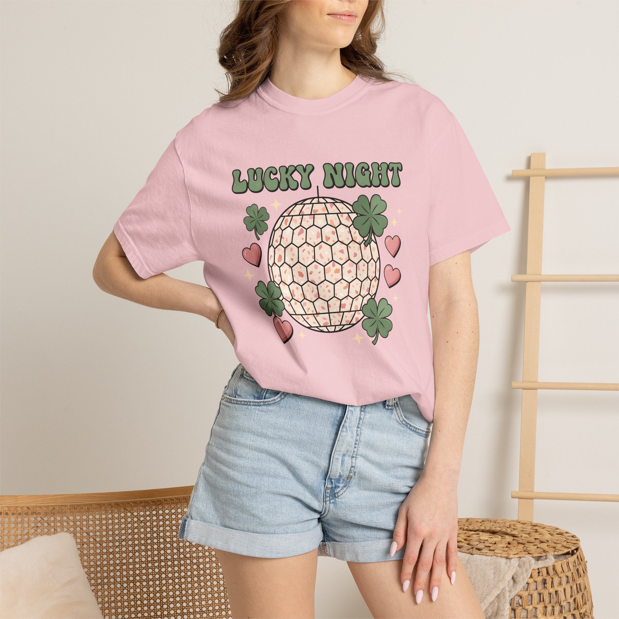 Dance Ball Shirt St Patrick's Day Event Gift Women Cartoon Tee Ballroom T-Shirt Party Fan Comic Tshirt Festival Graphic Hand Drawn Four Leaf