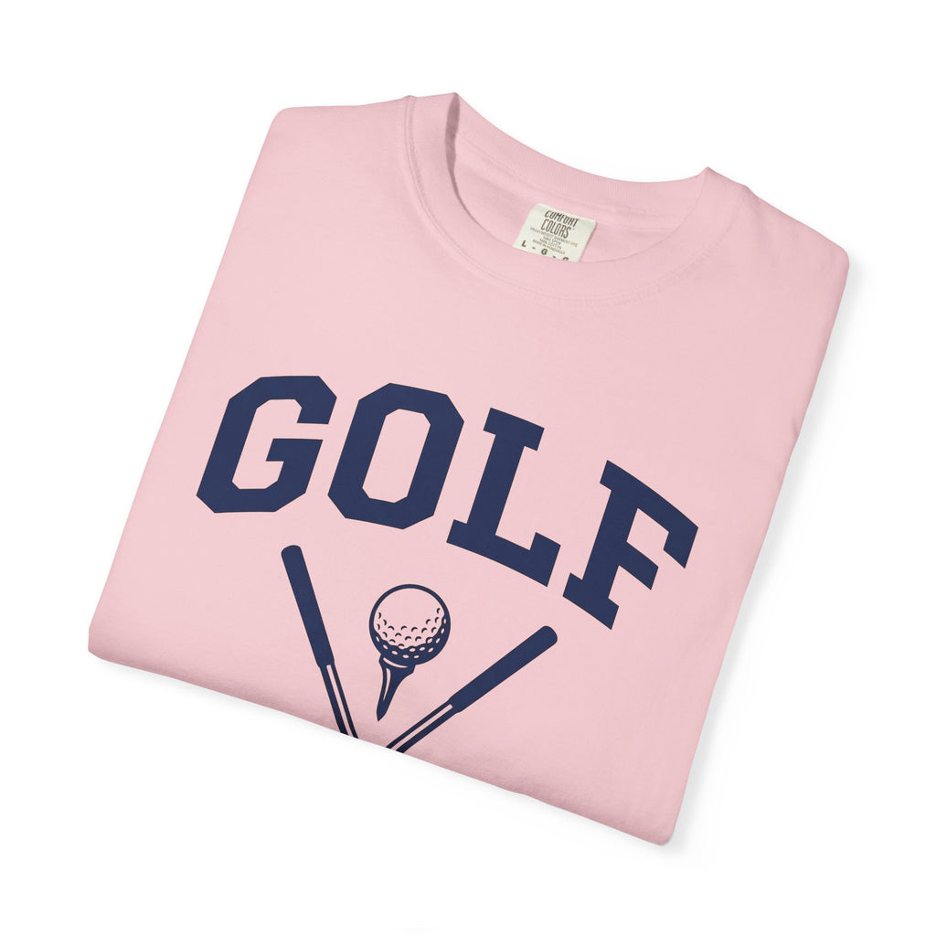 Golf Clubs Shirt Golf Pastime Gift Women Bold Tee Golf Irons T-Shirt Golfer Fan Golfing Tshirt Leisure Graphic Retro Golf Ball Tshirt