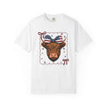 Scottish Cow Shirt America Agriculture Gift Women Retro Tee Highland Cow T-Shirt American Fan Vintage Tshirt Farming Graphic Sketch Flag Bow