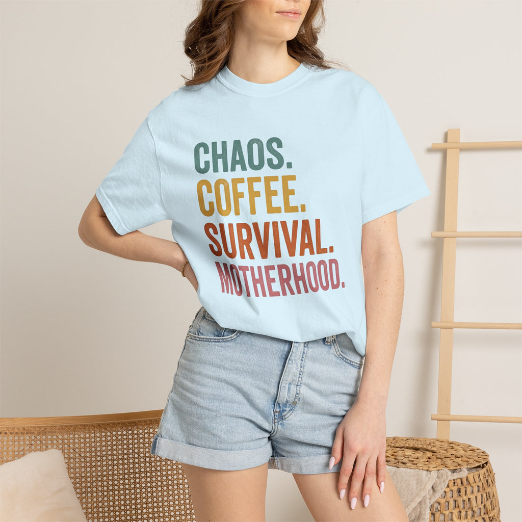 Confident Message Shirt Moms Mocha Gift Women Whimsical Tee Empowerment T-Shirt Motherhood Enthusiast Quirky Tshirt Coffee Graphic Classic