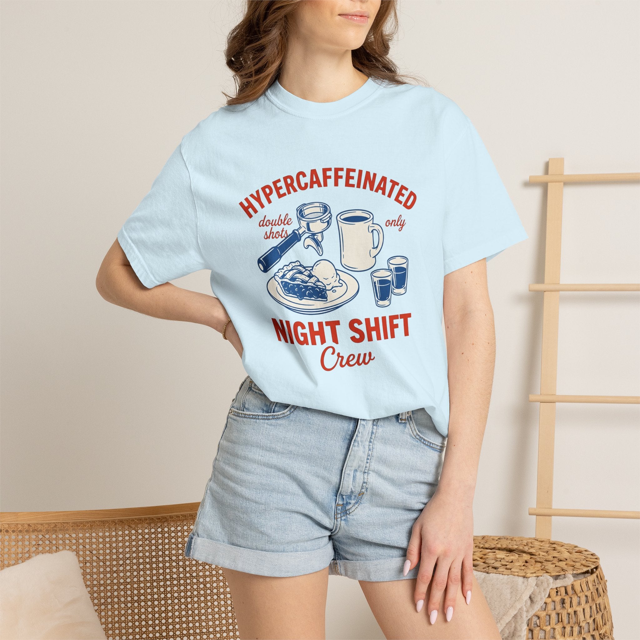 Coffee Cake Design Shirt Coffee Cuisine Gift Women Rustic Tee Coffee Cake T-Shirt Coffee Fan Country Tshirt Food Graphic Classic Tart Tshirt