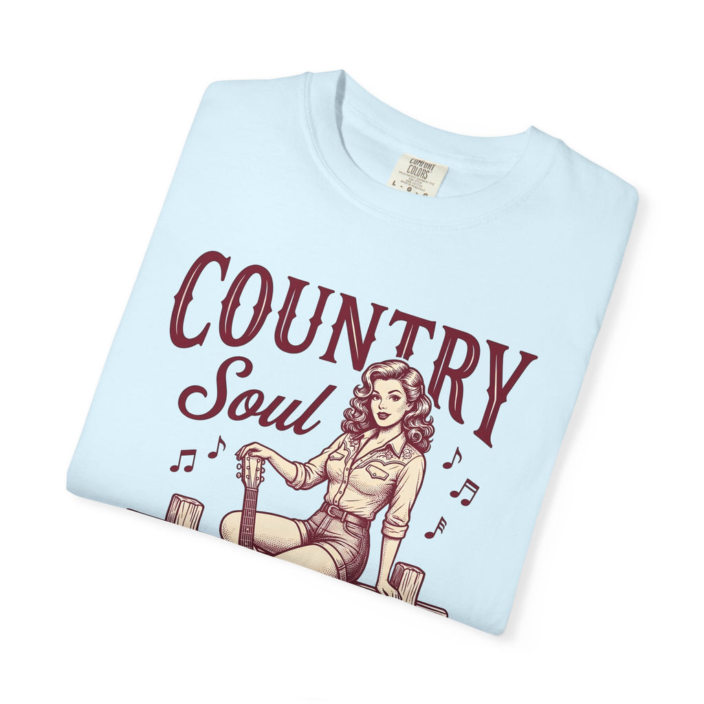 Cowgirl Guitar Shirt Cowgirl Band Gift Women Classic Tee Guitarist T-Shirt Cowboy Fan Vintage Tshirt Music Graphic Cartoon Petal Tshirt