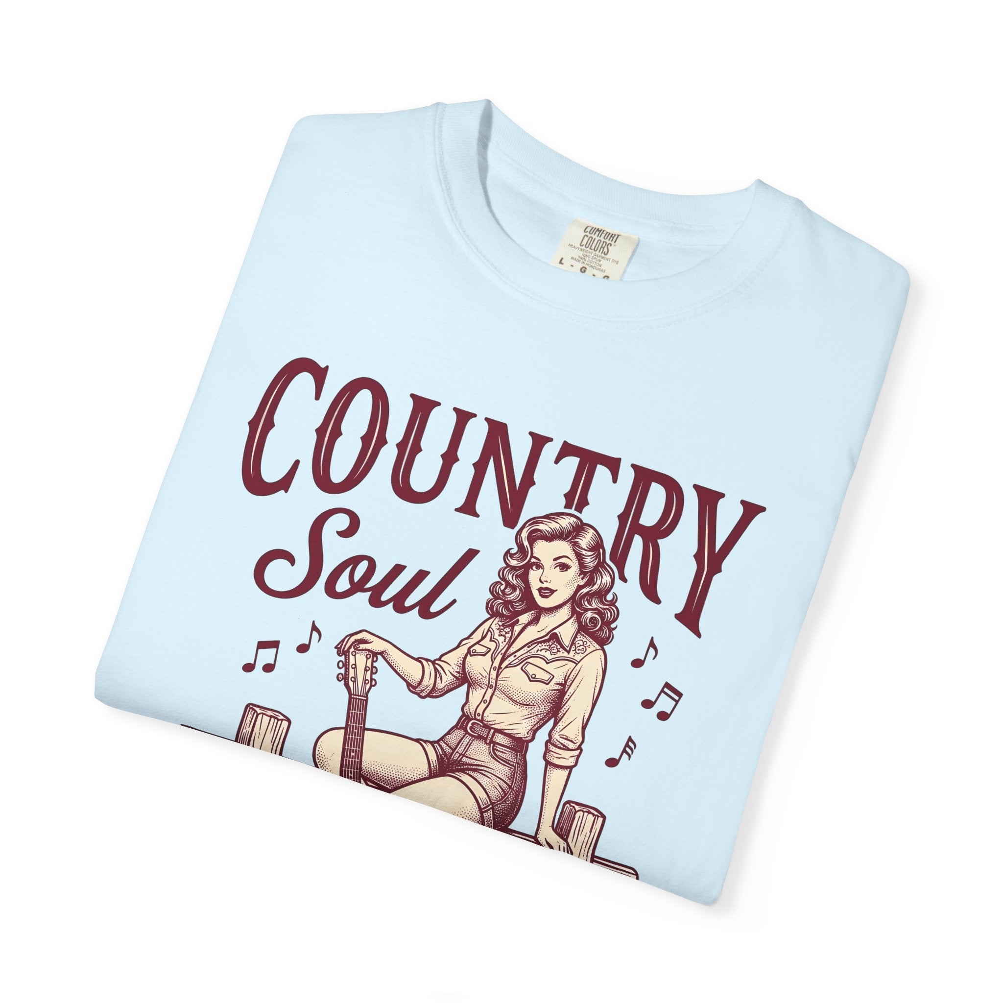 Cowgirl Guitar Shirt Cowgirl Band Gift Women Classic Tee Guitarist T-Shirt Cowboy Fan Vintage Tshirt Music Graphic Cartoon Petal Tshirt