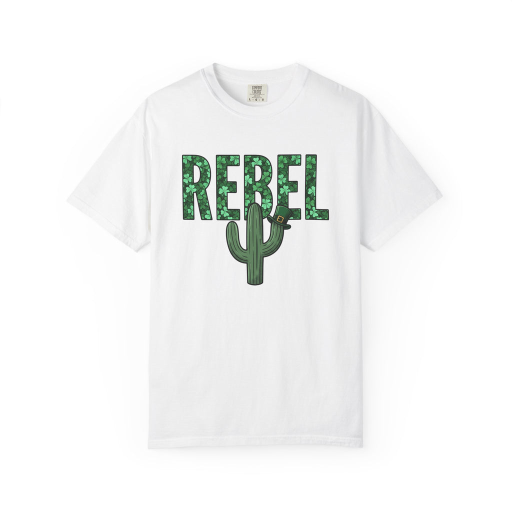 Cactus Illustration Shirt St Patrick's Day Joke Gift Women Modern Tee Succulent T-Shirt Shamrock Fan Retro Tshirt Pun Graphic Vintage Irish