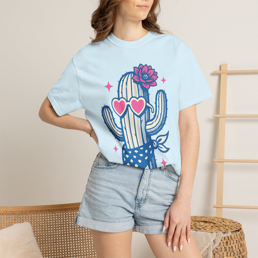 Prickly Pear Drawing Shirt Cowgirl Country Gift Women Graphic Tee Cactus T-Shirt Rodeo Fan Graphic Design Line Art Neckerchief Tshirt