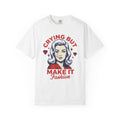 Comic Woman Shirt Fashion Empowerment Gift Women Graphic Tee Cartoon Woman T-Shirt Style Enthusiast Illustration Design Feminist Graphic