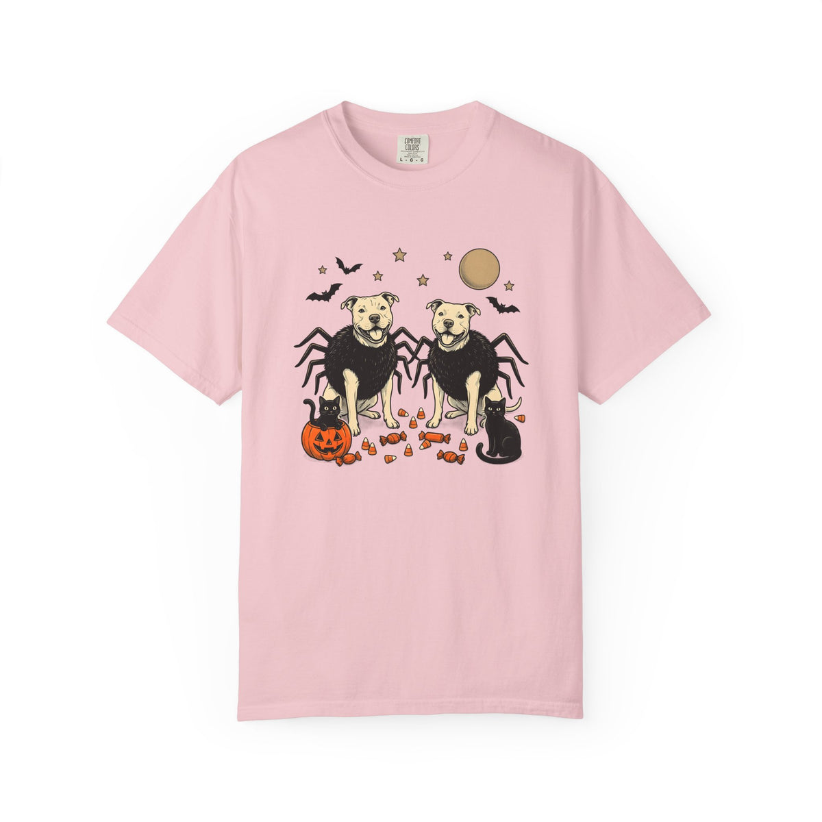 Spider Dog Shirt Dog Costume Unisex Gift Retro Tee Arachnid Dog T-Shirt Dog Fan