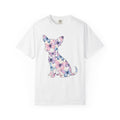 Chihuahua Butterfly Design Shirt Dog Fauna Gift Women Illustration Tee Puppy T-Shirt Dog Fan Illustrated Tshirt Wildlife Graphic Clean