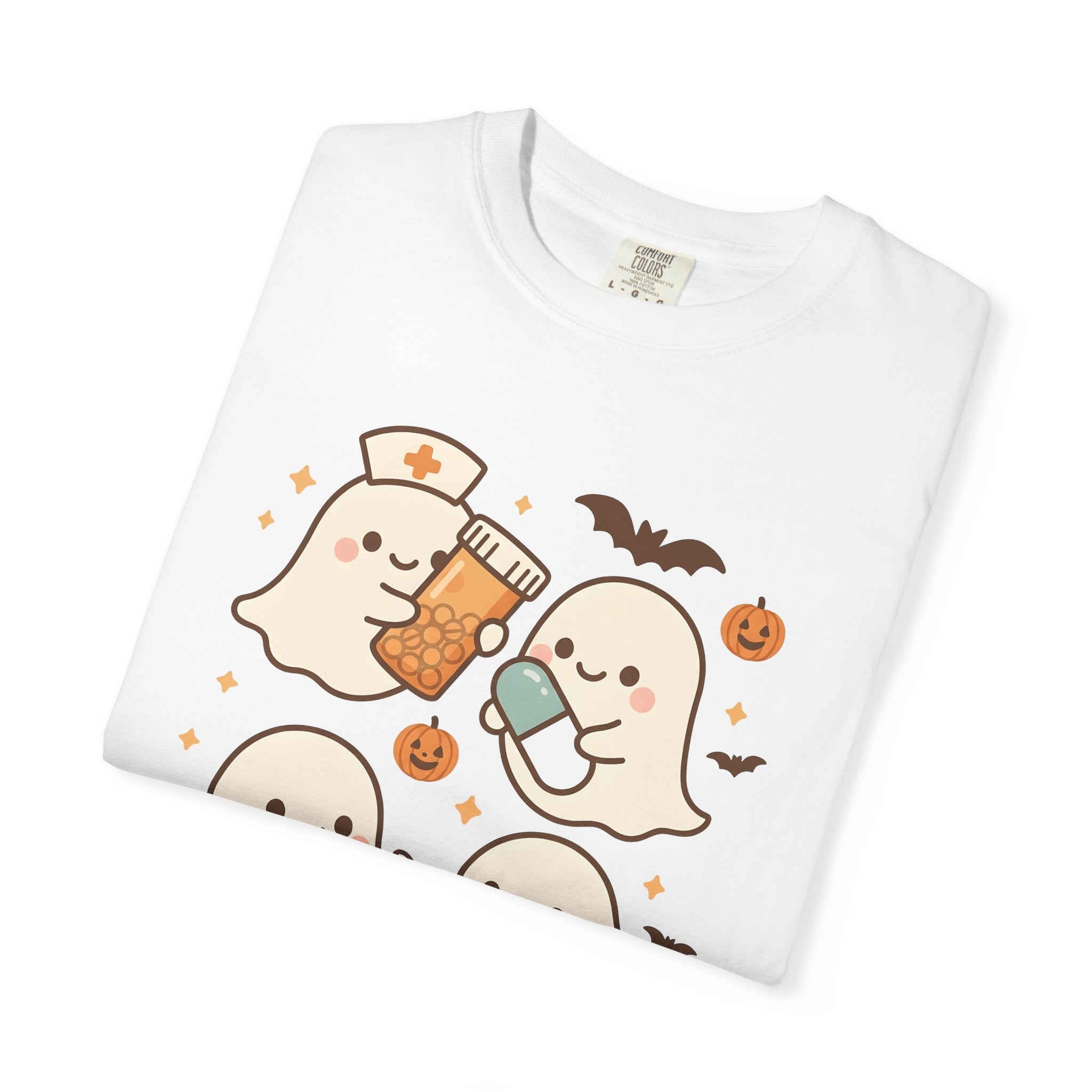 Phantom Nurse Shirt Nurses Festival Gift Women Chibi Tee Nurse T-Shirt Nursing Enthusiast Cute Tshirt Carnival Graphic Animated Gourd Tshirt