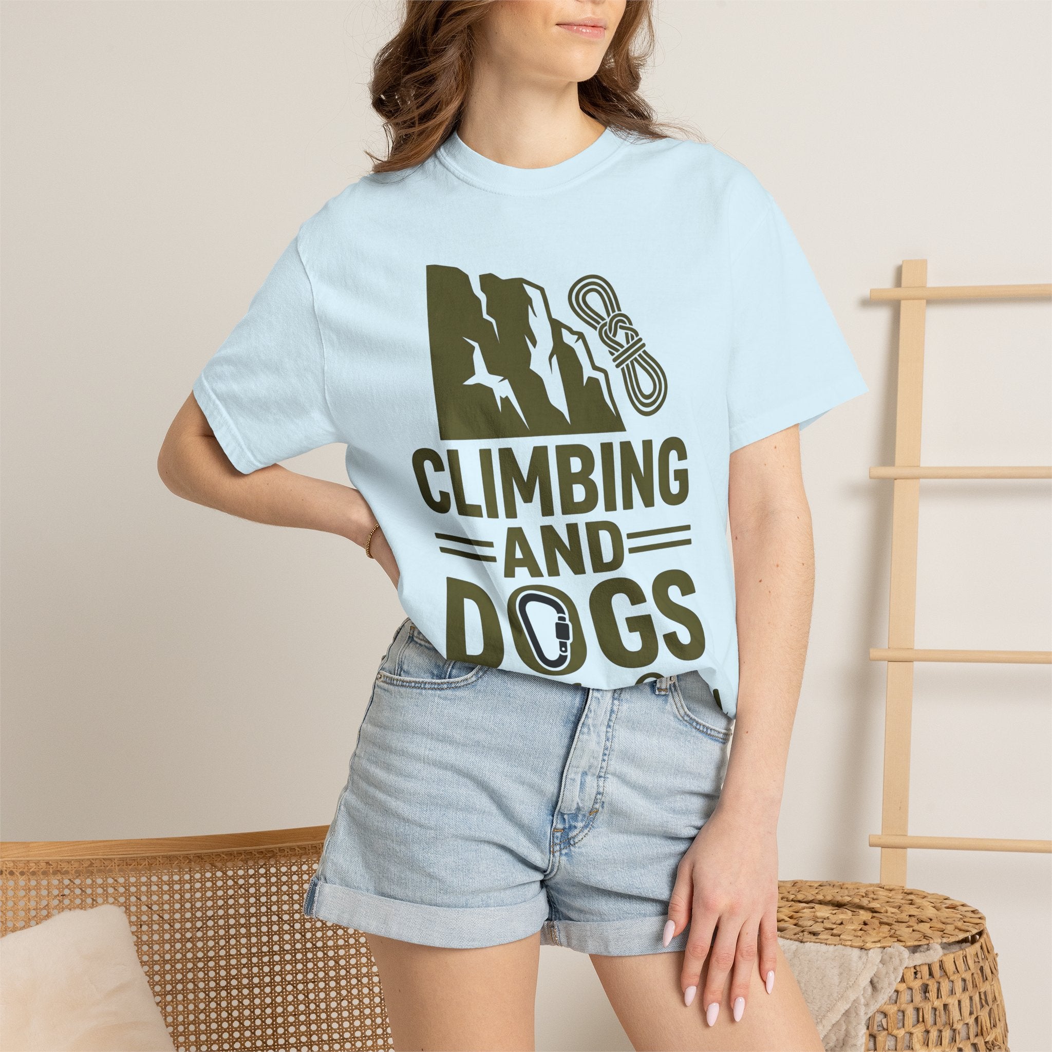 Mountain Rope Print Shirt Climbing Trek Gift Women Contemporary Tee Rope Print T-Shirt Climber Enthusiast Modern Tshirt Hiking Graphic Sleek