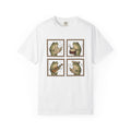 Frog Players Shirt Music Critters Gift Women Sketch Tee Toad T-Shirt Music Fan Drawing Tshirt Antique Melody Signs Tshirt