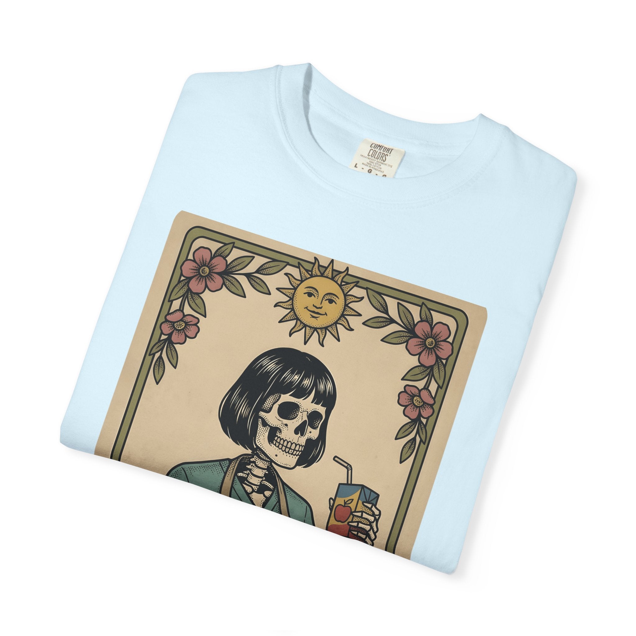Skeletal Professor Shirt Teacher Gag Gift Women Fortune Card Tee Skeleton T-Shirt Educator Enthusiast Tarot Tshirt Prank Graphic Classic