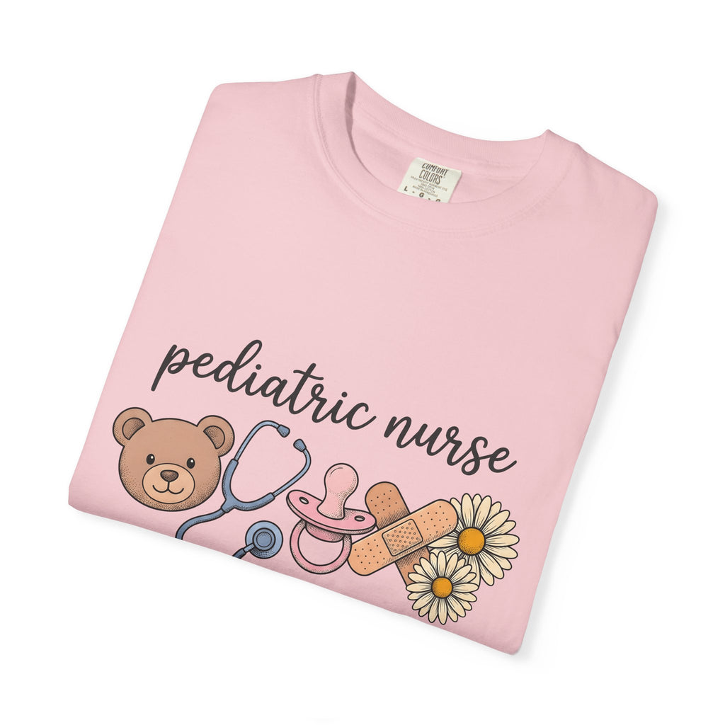 Teddy Bear Stethoscope Pacifier Shirt Nurse Care Gift Women Cartoon Tee Baby Pacifier T-Shirt Nursing Enthusiast Cartoony Tshirt