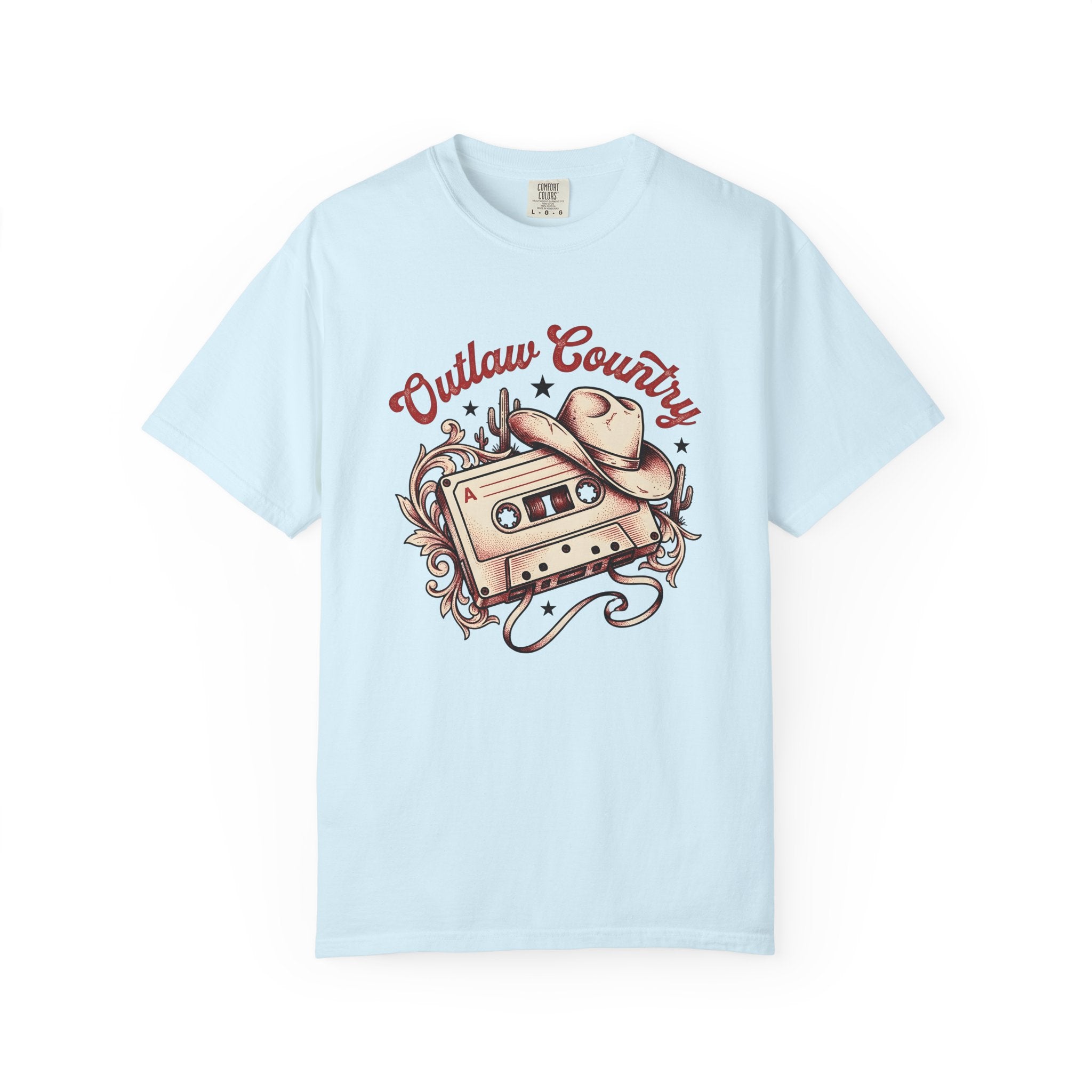 Cassette Hat Shirt Cowgirl Ranch Gift Women Nostalgic Tee Cassette Tape T-Shirt Rodeo Fan Country Tshirt Farm Graphic Line Art Succulent