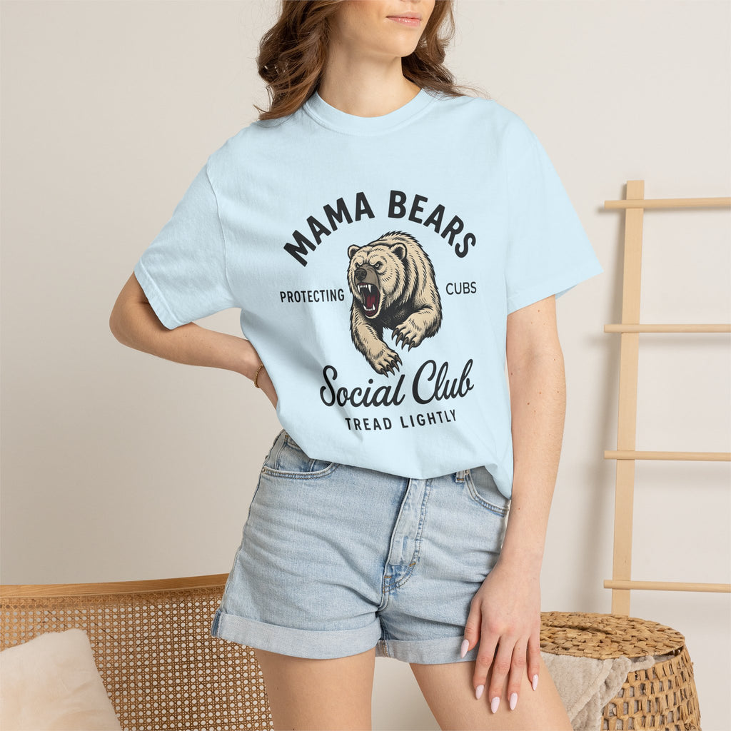 Bear Art Shirt Moms Kin Gift Women Old School Tee Bear T-Shirt Motherhood Fan Retro Tshirt Family Graphic Cartoon Yelling Mouth Tshirt