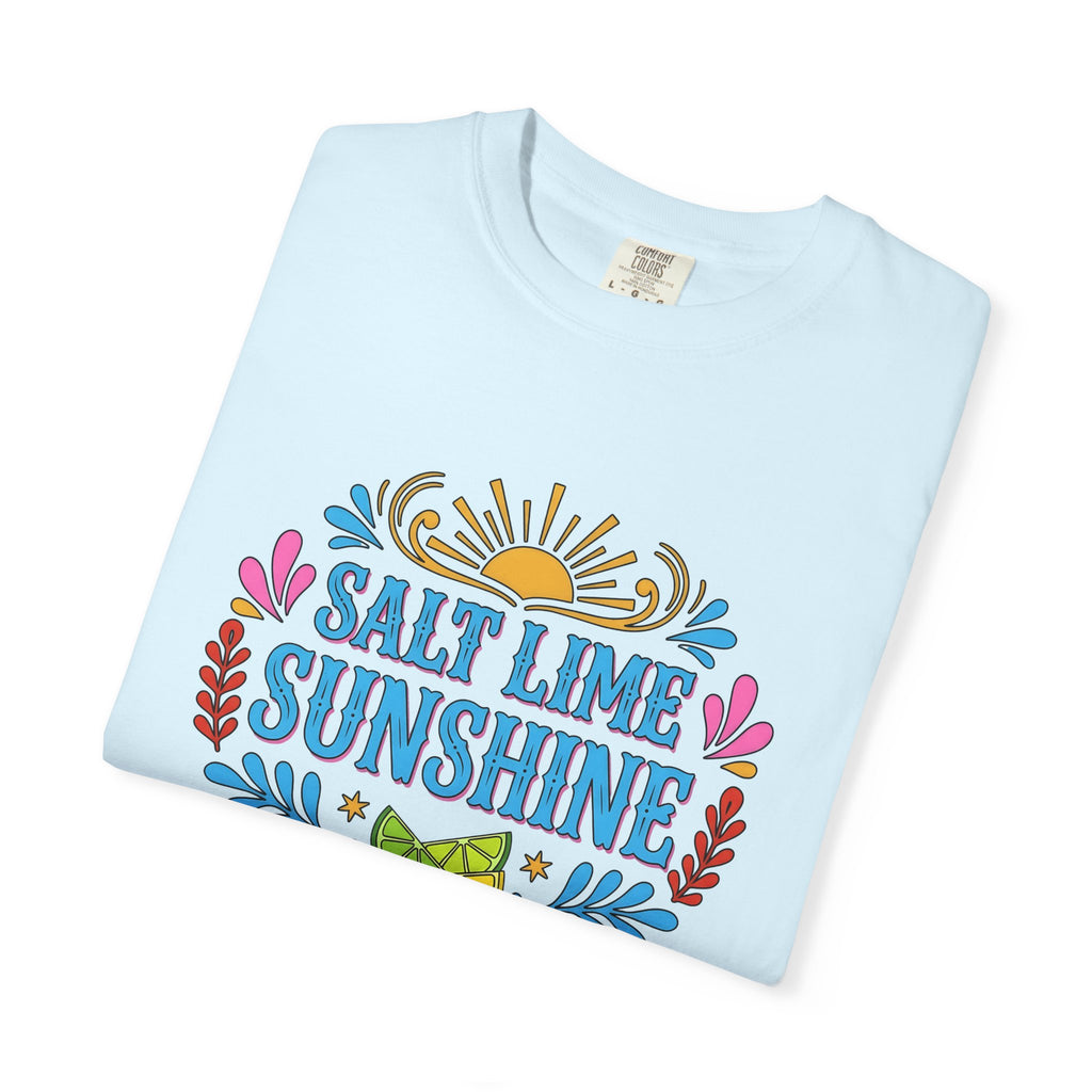 Lime Fruit Slice Shirt Summer Travel Gift Women Folk Tee Lime Wedge T-Shirt Vacation Fan Bohemian Tshirt Adventure Graphic Cartoon Floral