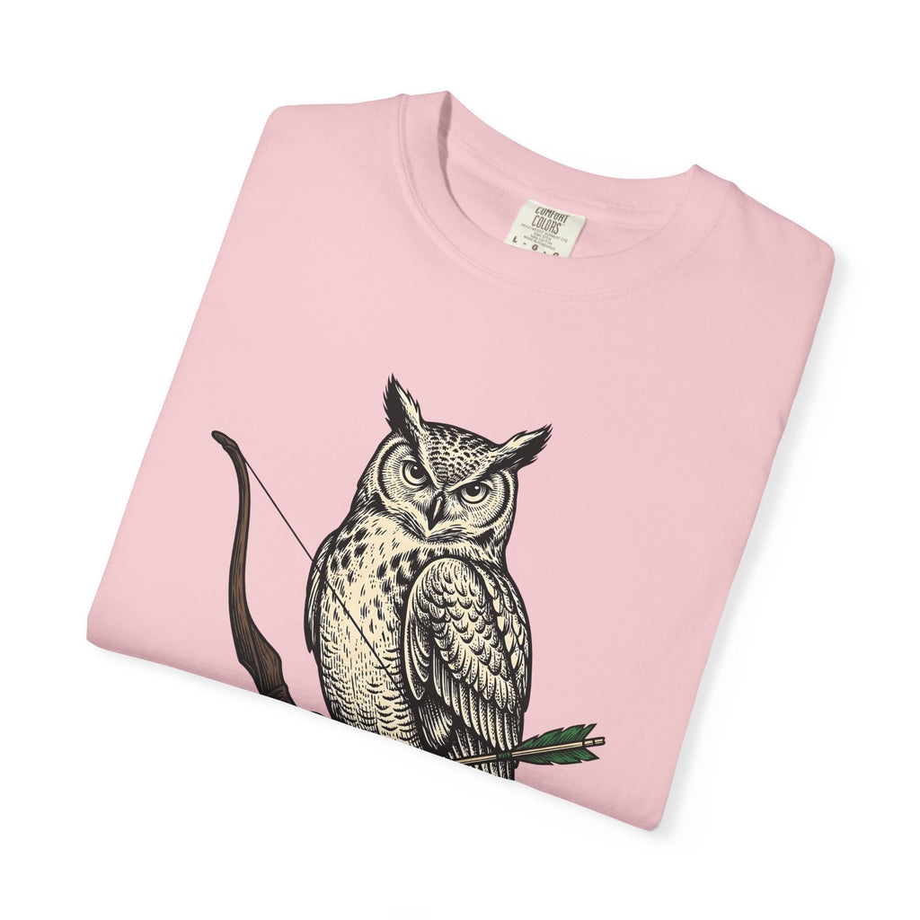 Bird Bow Shirt Archery Wildlife Gift Women Retro Tee Bow Arrow T-Shirt Archer Enthusiast Vintage Tshirt Animal Graphic Sketch Shaft Tshirt