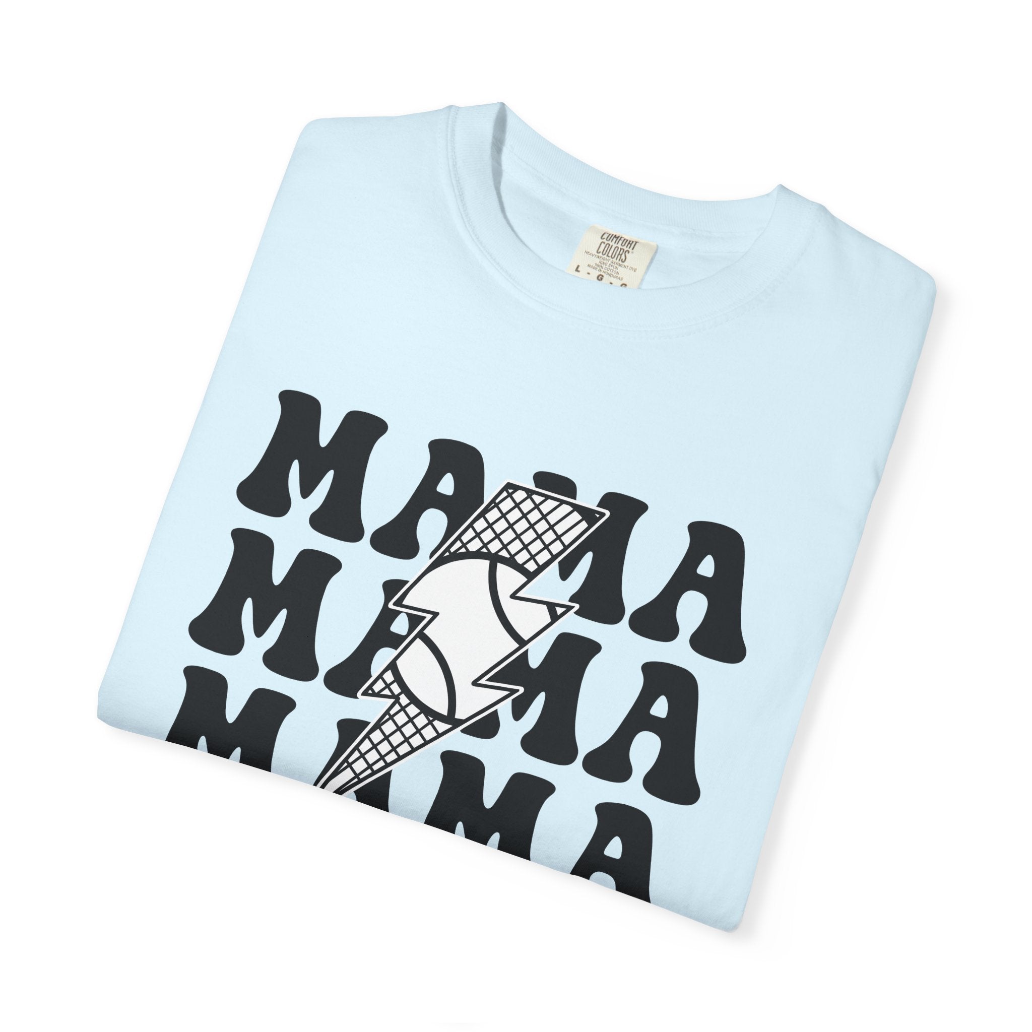Power Bolt Shirt Moms Kin Gift Women Old School Tee Bolt T-Shirt Mom Fan Vintage Tshirt Family Graphic Thick Mesh Tshirt