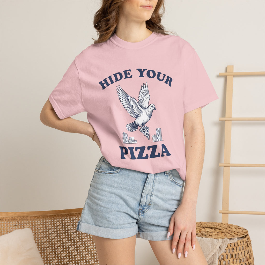 Pigeon Pie Shirt Funny Meal Gift Women Classic Tee Squab T-Shirt Humor Fan Vintage Tshirt Food Graphic Pencil Sketch City View Tshirt